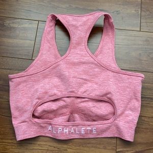 Pink Alphalete sports bra